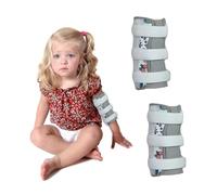 2 PCS Thumb Sucking Stop for Kids Finger Sucking Guard Stop Nail Biting Treatment for Toddlers Nail Biter Stopper Prevention Anti Nose Picking Pediatric Elbow Immobilizer Brace (Gray Flower)