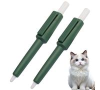 2 Pcs Tick Remover Set, Portability Tick Removal Tool for Clip, Flea and Lice Removal, Flea Clip for Cat, Dog, Pets (Green)