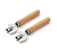 2 Pcs Tin Opener UK,Stainless Steel Side Cut Can Opener Manual Camping Old Fashioned Openers That Work,Bottle Stab Openers Beer Tool Ergonomic Wood Handle Multitool,for Kitchen Emergency Prep Gadgets