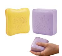 2 PCS Toast Squishy Set, Bread Squishy, Bread Slow Rising Squishys with Butter Toast & Taro Paste Milk Brick Styles, Soft Squishys for Daily Leisure & Decoration
