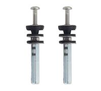 2 Pcs Toilet Cistern Bolts Toilet Tank Fixing Kit, Stainless Steel Toilet Close Coupling Toilet Cistern Bolts for Toilet Tank Bolts and Seat Screws (M6*80)