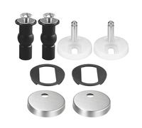 2 PCS Toilet Seat Hinge Accessories, Toilet Seat Fixtures, Toilet Blind Hole Accessories, Toilet Seat Screws, Quick Release Toilet Seat Fixtures