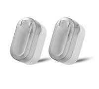 2 Pcs Toothbrush Holder Wall Mounted Electric Toothbrush Holder Adhesive Dustproof Toothbrush Organizer for Bathroom Toothbrush Storage