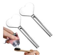 2 Pcs Toothpaste Tube Wrench, Dispenser Roller, Tube Presser Roller | Stainless Steel Toothpaste Roller Tube Squeezer Metal Tube Squeezer for Saving