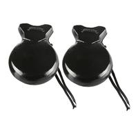 2 Pcs Traditional Flamenco Castanets Spanish Castanets with String Wooden Hand Percussion Music Instrument for Beginner Wood Spanish Musical Instrument Flamenco Dance