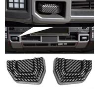 2 Pcs Trailer Hook Cover Trim for Chery For Jetour Traveler T2 2023 and 2024 ABS Plastic Exterior Finish for Tow Hook Locations (Carbon fiber)