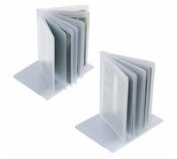 2 Pcs Transparent Credit Card Sleeves Plastic Wallet Insert Card Holder Protector Sleeves Credit Card Holder Insert for Wallet Insurance Card Debit Card Driver's License（10 Page 10 Slots and 20 Slots