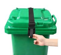 2 Pcs Trash Can Lock for Animals Secure Garbage Can Lid Straps Adjustable Heavy Duty Outdoor Bins, Bear/Raccoon/Dog Proof (1)