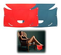 2 Pcs Travel Airplane Foot Rest Feet Hammock Airplane Long Flights Foot Rest for Air Travel Portable Travel Foot Rest Accessories Available as A Handbag Or Stool, Foldable Foot Rest for Camping