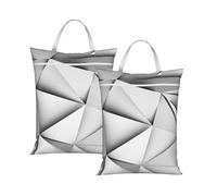 2 PCS Travel Laundry Bags, Black White Stripe Prints Washable Dirty Clothes Bags for Dirty Clothes & Travel Needs