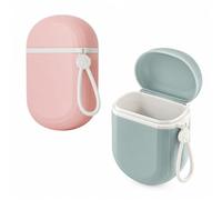 2 Pcs Travel Soap Case, Portable Soap Box with Lid for Travel