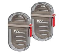 2 pcs Travel Soap Case Soap Box Waterproof and Leakproof, Strong Sealing Soap case with Lid for Travel, Bathroom, Camp, Outdoor