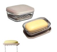 2 PCS Travel Soap Dish with Lid, Soap Box, Travel SoaP Case, Sealed with Lid Waterproof and Moisture Proof Portable Suitable for Schools Camping Outdoor Gym Bathroom