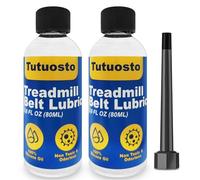 2 Pcs Treadmill Lubricant for Belt, 100% Silicone Treadmill Belt Lubricant, 2.8 oz Treadmill Lubricant, Viscosity 500CS, with Precision Screw Cap and Applicator Tube, Suitable for Most Treadmills