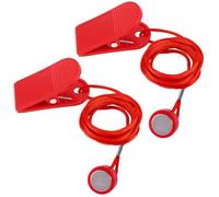 2 Pcs Treadmill Magnet Safety Keys, Magnetic Safety Switch Universal Treadmill Emergency Stop Magnet for Running Machines Treadmills (Round)