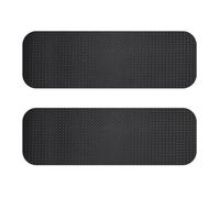 2 Pcs Treadmill Mat 25 x 80 x 0.5 cm, Foamed Cotton and Silicone Exercise Equipment Mat with Double-Sided Non-Slip Silicone Pattern, Compatible with Treadmills, Exercise Bikes, Rowing Machines