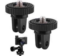 2 Pcs Tripod Mount Adapter for Gopro, Camera Mount Accessories for Gopro, 1/4" -20 Conversion Adapter, Tripod Adapter Compatible with Go pro Hero 11 10 Insta360 X4 X3 Sony Xiaomi Yi and Action Camera