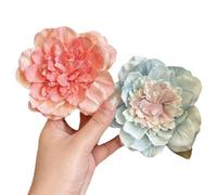 2 Pcs Tropical Flowers Hair Clips Women Big Chiffon Orchid Flower Hairpins Hair Clip Mexican Flowers Hair Clips Hairpin Bohemian Hawaiian Flowers Hair Clip Hair Barrette for Women Girls