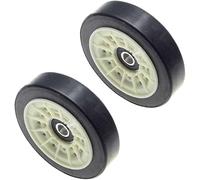 2 Pcs. Tumble Dryer Drum Pulley Wheel Roller Compatible with Beko DTGCT7000W, DTLCE80051B, DTLCE70051S, DTLCE70051W, DCU7230B, DCU7230S