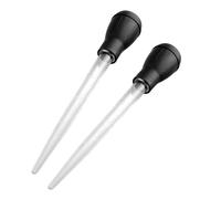 2 PCS Turkey Baster,Baster,Baster for Cooking,Baster Syringe,Meat Baster,Turkey Baster Large,Turkey Baster for Aquarium,Food Syringe, Measuring Lines Basting Syringe Injector Needle for Cooking