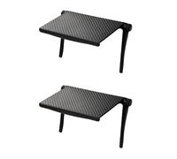 2 Pcs TV Top Shelf, 18cm Screen Top Storage Stand Computer Monitor Top Mounting Bracket for Streaming Devices, Router, Media Boxes