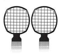 2 Pcs Twist Combs, Hair Sponges for Black Men and Women - Magic Hair Brush for Curls, Afro Twists, Coils, and Dreads - Curling Sponge with Two Different Sizes