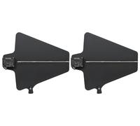 2 PCS UHF 400-970MHz Active Antenna Paddle with Gain Switch for Antenna Distribution System Wireless Microphone System (Black Antenna Paddle)