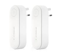 2 Pcs Ultrasonic Dust Mite Repeller Plug in with UK Plug, Electronic Mite Killer for Asthma Allergy Relief, Silent Pest Control for Bedroom Mattress Carpet, Safe Non Toxic for Pets