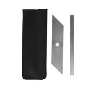 2 Pcs Undercut Gage, Welding Gauge Inspection Tool, Stainless Steel Calibration Block for Accurate Weld Depth Measurement, High Hardness and Rust