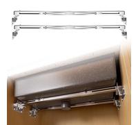 2 Pcs Undermount Sink Supports Brackets, Adjustable Stainless Steel Installation Kit for Heavy Duty Undermount Kitchen Bathroom Sink 20-31.5 inches (51-80cm)