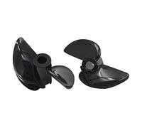 2 Pcs Underwater RC Boat Ship Outboard Propellers Props 3mm Shaft Spare Parts Black 30 x 3mm