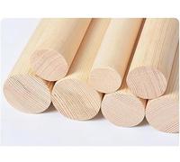 2 PCS Unfinished Pine Dowel Rods - 40cm Long Wooden Sticks for DIY Crafts, Model Making, and Home Projects(1.5cm)
