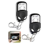 2 PCS Universal Automatic Gate Remote Control, 433mhz Copy Remote Opener Garage Door Remote Control Fob, Wireless Garage Opener Cloning Key Fobs with 4 Buttons for Car Garage Doorgates