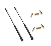 2 Pcs Universal Car Antenna Replacement,Radio Signal Booster, AM/FM/DAB Roof Car Radio Aerial Mast Comes with Screws M4 M5 M6