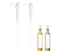 2 PCS Universal Coffee Syrup Pumps Perfect Fit for Monin 1L PET/Glass Bottles Drip-Free Dispenser for Home Bars & Coffee Shops (Barista Grade, Easy Install)