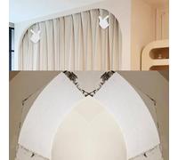 2 Pcs Universal DIY Arch Doorway Kit, Lightweight Foam Premade Rounded Corners Set, Interior Doorway Arch Molding for Living Room Entryway(31X31X31cmX12.2x12.2x12.2in)