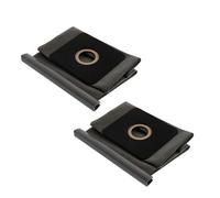 2 Pcs Universal Dust Bags Compatible With Philips,Electrolux, LG,Haier, Samsung, Amazon Basics 1.5L Vacuum Cleaner, Reusable And Washable Cloth Bag Grey