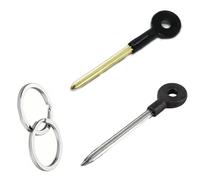 2 Pcs Universal Extra Long Brass Bolt Key, Security Rack Door Star Key Lock for Doors and Windows 80mm for Doors and Windows Locks Fire Door Pipe Well