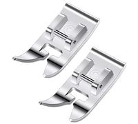 2 PCS Universal General Purpose Sewing Machine Presser Foot Straight Stich Foot Zig Zag Foot Multifuncional Accessories Fits All Low Shank Singer, Brother, Janome, Babylock Sewing Machine