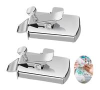 2 Pcs Universal Magnetic Seam Guide Set, Magnetic Seam Guide for Sewing Machine, Multifunctional Sewing Machine Accessories, DIY Crafts Tools for Home Beginners Professional