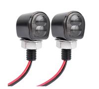 2 pcs Universal Mini 12V Flashing Turn Signals Motorcycle LED Lights Amber Blinker Indicator Lamp For ho&nda for Yam&aha