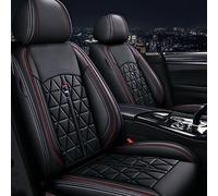 2 Pcs Universal PU Leather Front Car Seat Covers For Ford-Mustang C-Max Edge Fiesta Focus Focus C-max Grand C-max Ka Ka+ plus Kuga Mondeo Puma S-max, Waterproof Car Seat Protectors, (For Fiesta)