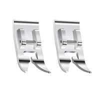 2 PCS Universal Sewing Machine Presser Foot, Snap On Zig Zag Straight Stitch Foot, Sewing Machine Accessories Compatible with Most Household Sewing Machine, Sewing Accessories Replacement Parts