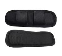 2 Pcs Universal Shoulder Straps Pad, Extra Thick Shoulder, Removable Luggage Bags Strap Pads, Laptop Bags, And Guitar Straps, Removable Luggage Bag Pads, Camera Backpack Guitar Strap (Black)