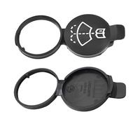 2 Pcs Universal Windshield Washer Fluid Tank Cap - Replacement Reservoir Caps Fit for Most Cars, Trucks, SUVs - Black Windscreen Wiper Bottle Cover Accessories