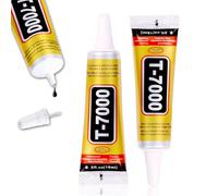 2 PCS Upgrade T7000 Super Glue for Phone Screen - Black Multi-function Adhesive for Jewelry, Glass, Wood, Metal, Fabric, Tyre, and Crafts