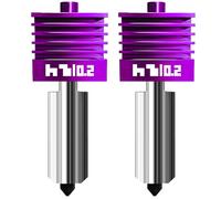 2 Pcs Upgraded 0.2mm H2D/H2S/H2C/P2S Hotend with Anti-Stick MPVD Coating - High Speed Hardened Steel P2S Nozzle for Bambu Lab P2S,H2 Series,A1/A1MINI 3D Printers, Bamboo Lab Parts & Accessories