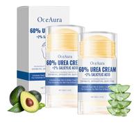 2 PCS Urea Cream 60 Percent for Feet Urea Foot Cream Cracked Heel Repair Cream Dry Skin Deep Moisturizing Foot Care Callus Remover Soften for Feet Knees Hand