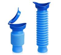 2 Pcs Urinal Bottle Portable Travel Urinal 750ml Shrinkable Urinal Collapsible Pee Bottle for Camping Car Travel Traffic Jam and Queuing Truck Drivers,Mobility Aid,Urine Bottles Male