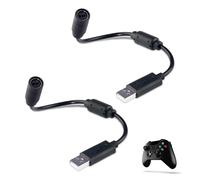 2 Pcs USB Breakaway Cable for Xbox One, Xbox 360, Xbox Series X/S, PC, Replacement Dongle, Breakable Cord, Detachable Cord for Thrustmaster Ferrari Racing Steering Wheel, Logitech G920 Driving Force